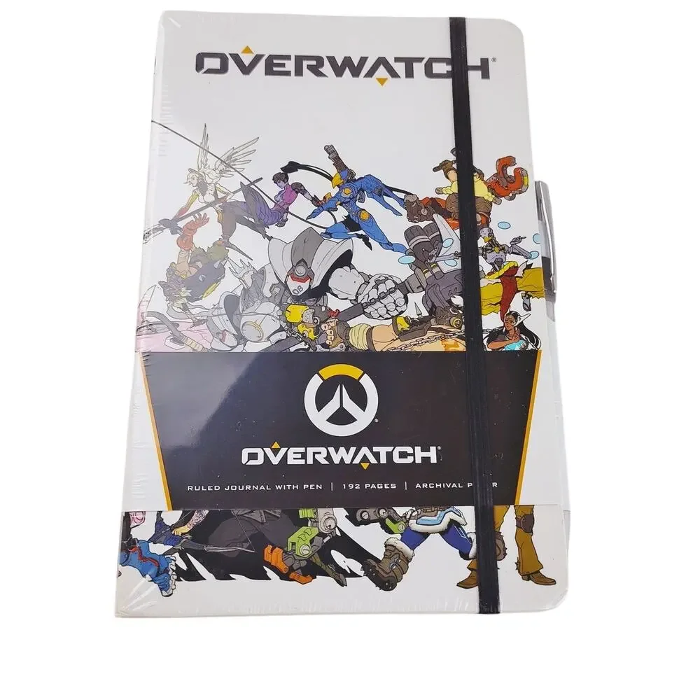 Overwatch Hardcover Ruled Journal with Pen Gaming Edition